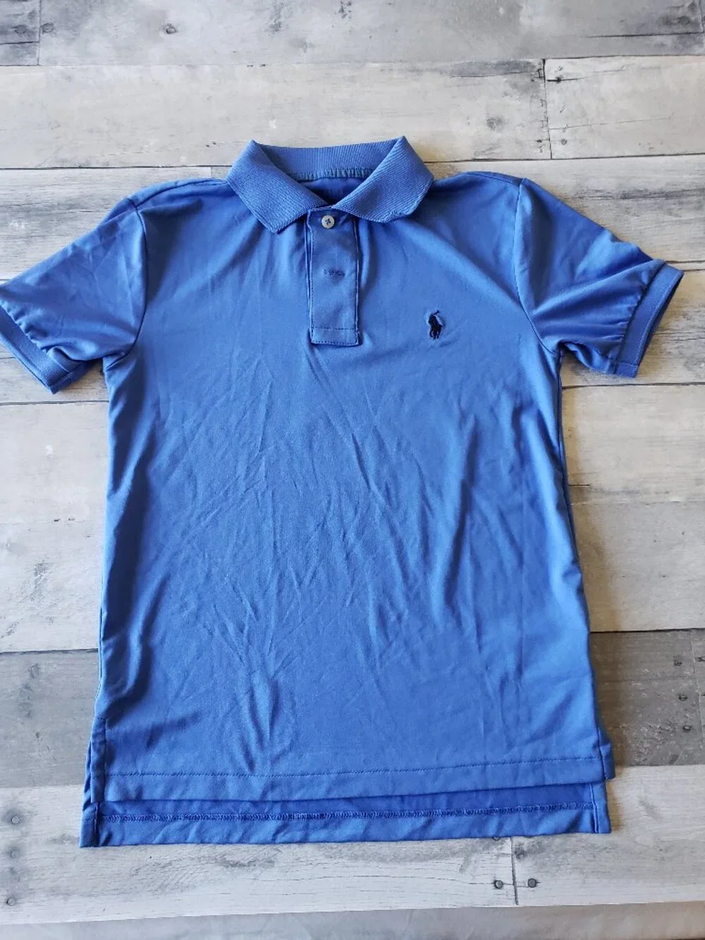 Blue Ralph Lauren Performance Boys Polo - Size S